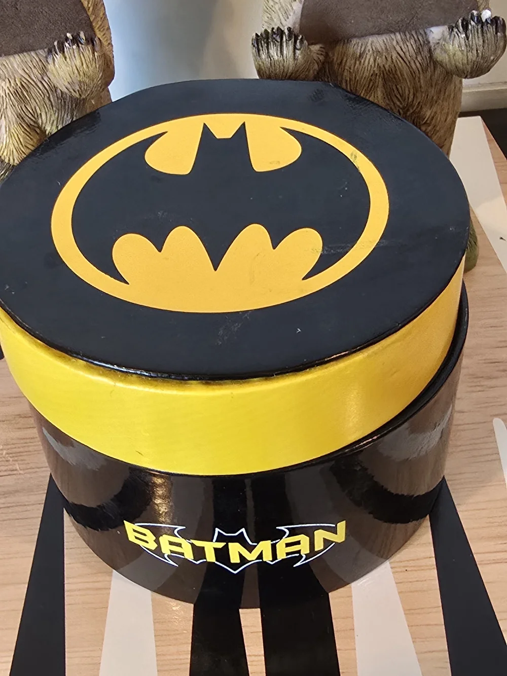 DC Comics BAT9040 Stainless Steel Batman Watch with Canvas Strap